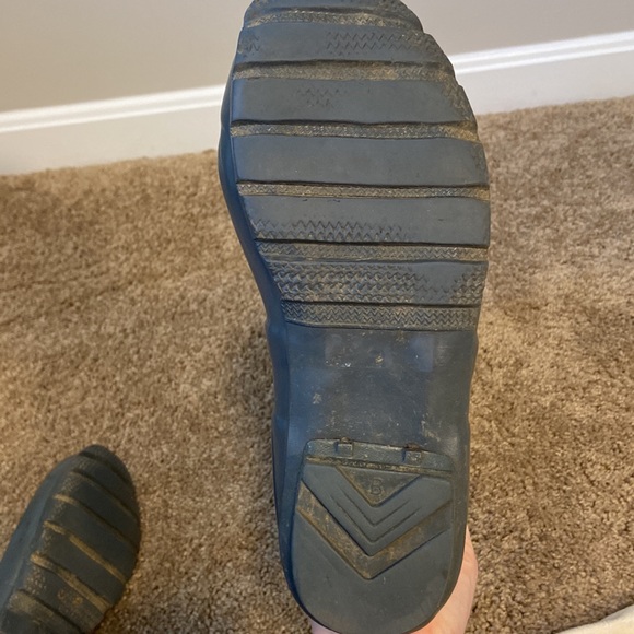 Hunter Original Tall Matte Rubber Rain Boots Gray - Picture 9 of 9